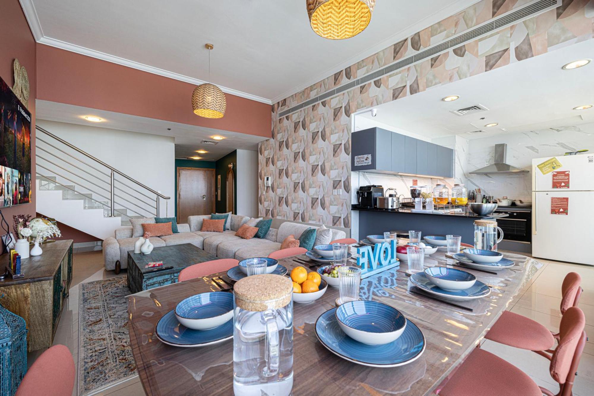 Hostel Capsule Experience Duplex - Panoramic Sea View - Nowmade La Marina Dubaj Zewnętrze zdjęcie