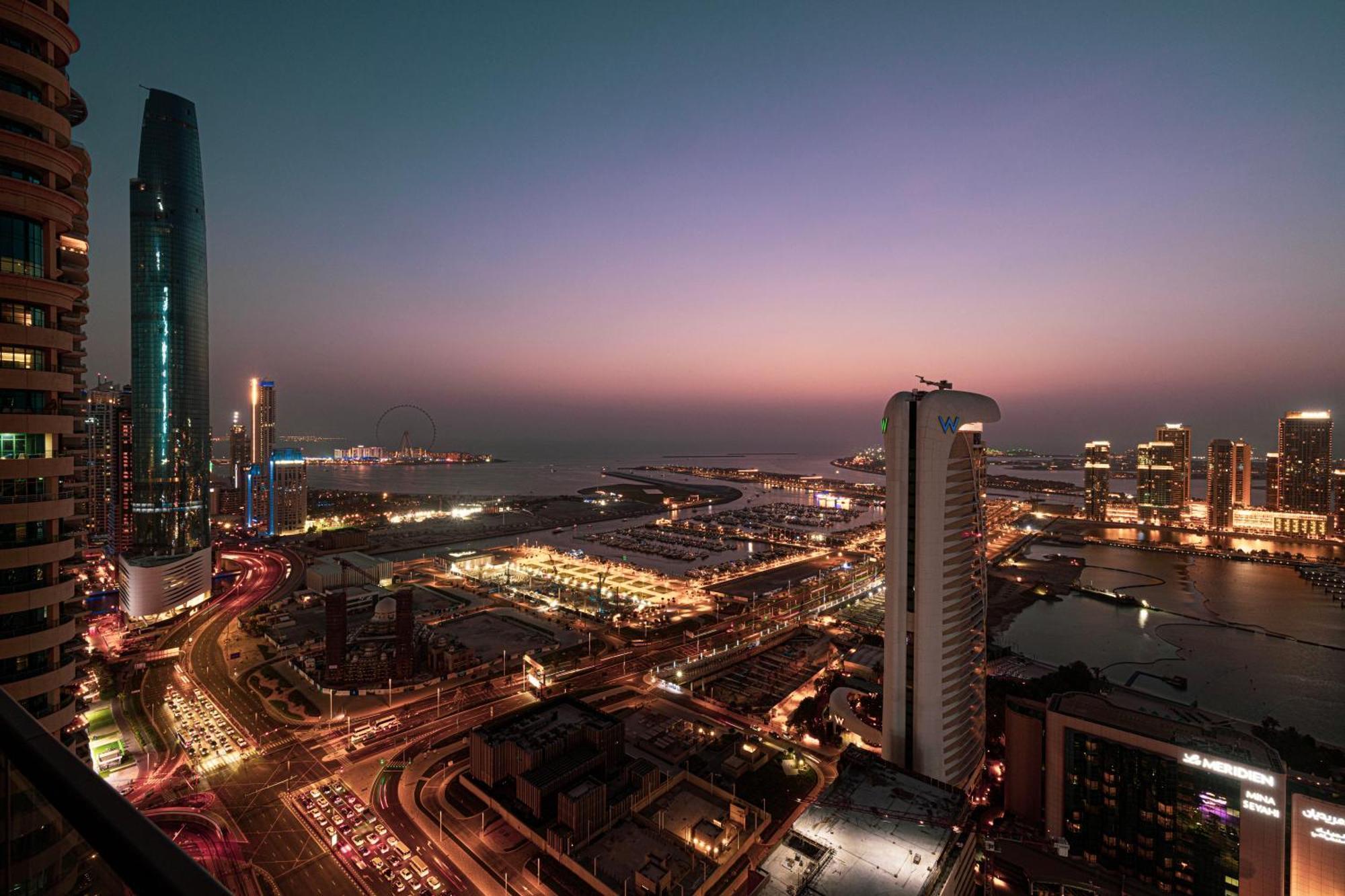 Hostel Capsule Experience Duplex - Panoramic Sea View - Nowmade La Marina Dubaj Zewnętrze zdjęcie